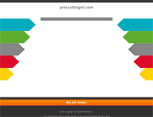 Tablet Screenshot of prescottmgmt.com